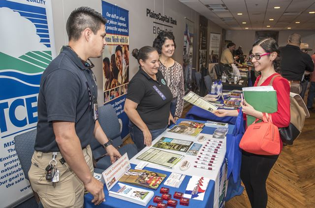 Forty-nine companies sent recruiters to the UTRGV Brownsville Campus on Wednesday, Oct. 5, 2016.